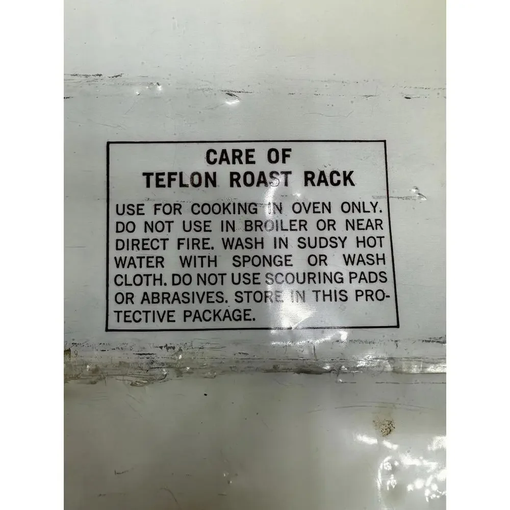 VTG Du Pont Teflon‎ E Z V Deluxe Roast Rack 1970s Lynch Jamentz Co Made in USA